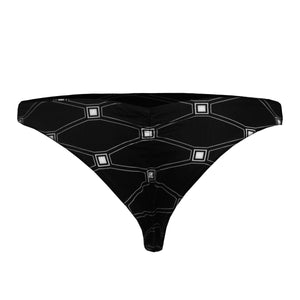 Lily Brief - Black Diamond Print